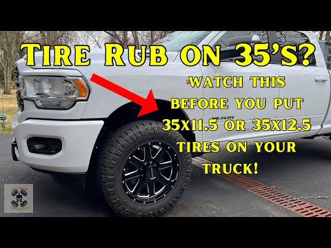 35" Tires Ram 2500 No Lift - Nitto Ridge Grappler on Raceline Wheels