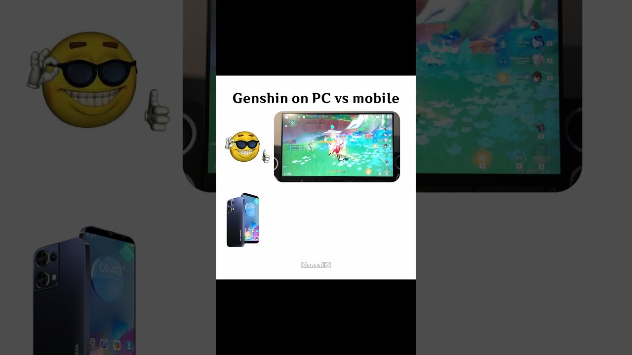 Genshin Mobile vs PC be like...