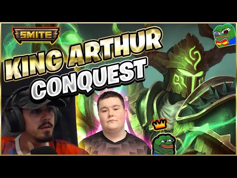 KING ARTHUR, RELAJAO | Julio | Smite Ranked Conquest DuoQ Spudio 🤙