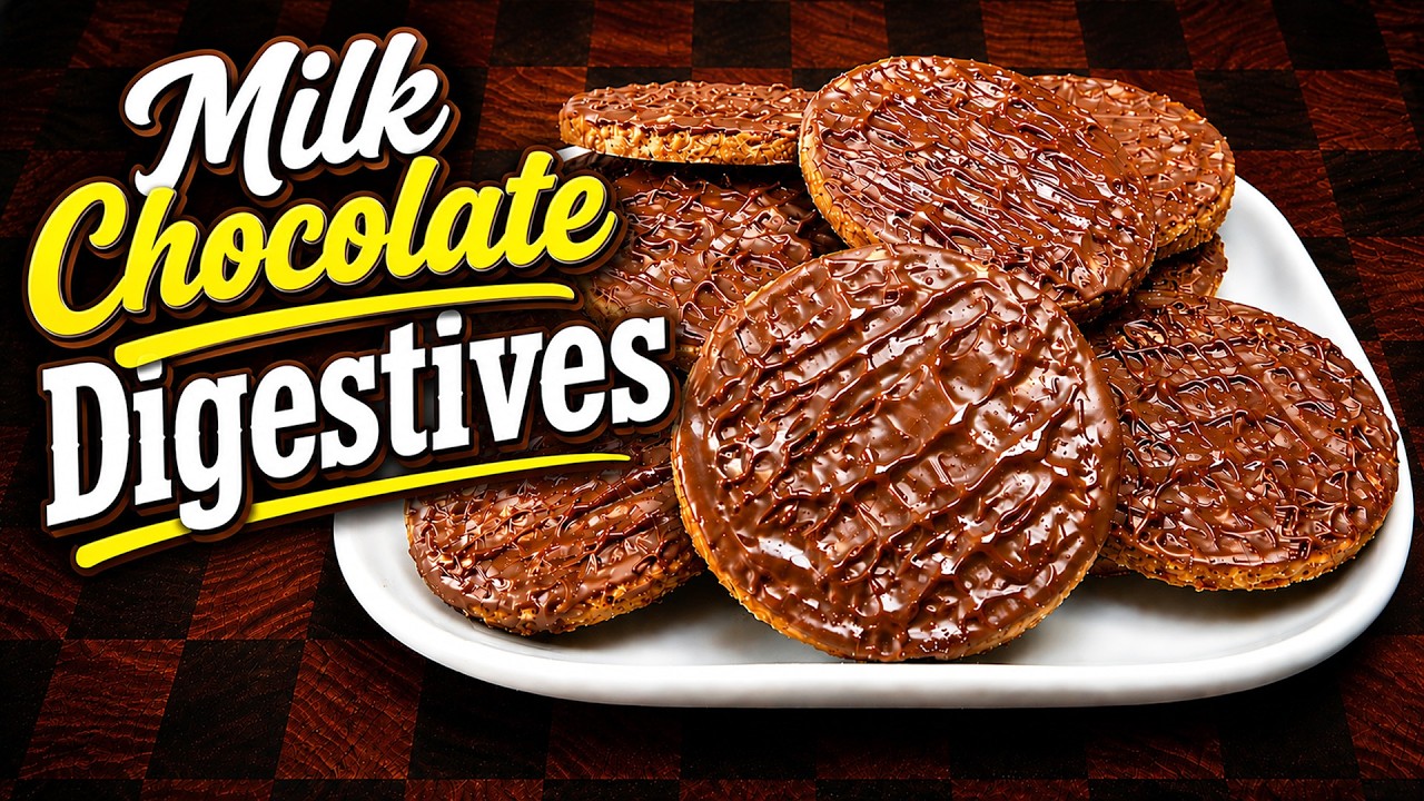 Milk Chocolate Digestive Biscuits: Quick, Cheap, Homemade, Easy: