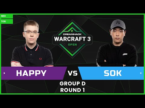 DreamHack Warcraft III Open 2021 Finals - [UD] Happy vs. Sok [HU] - Group D