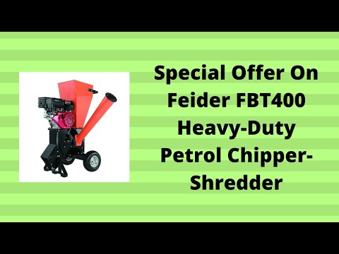 Special Offer-Feider FBT400 Heavy-Duty Petrol Chipper-Shredder