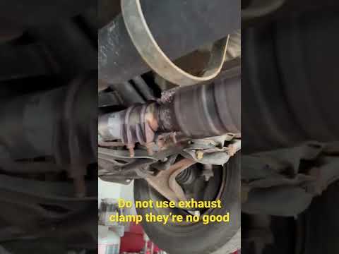 Do not use exhaust clamp they’re no good