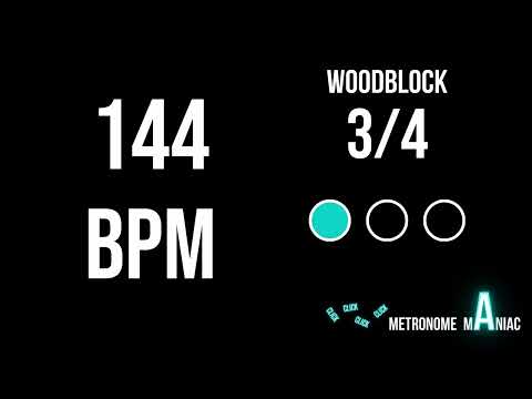 3/4 Metronome 144 BPM