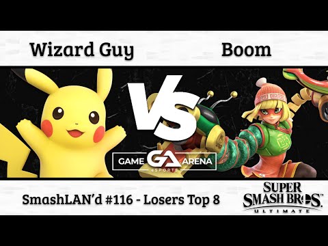 SmashLAN'd 116: Wizard Guy (Pikachu) vs. Boom (Min Min) - Losers Top 8
