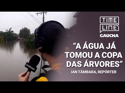 Enchente avança e invade ruas de Rio Pardo | Timeline Gaúcha