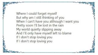 Leslie Mendelson - If I Don&#39;t Stop Loving You Lyrics