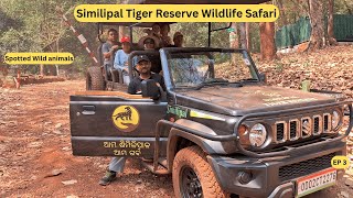 EP 3 || Similipal Tiger Reserve || Wildlife Safari in Jimny || Spotted 10 wild animals and birds