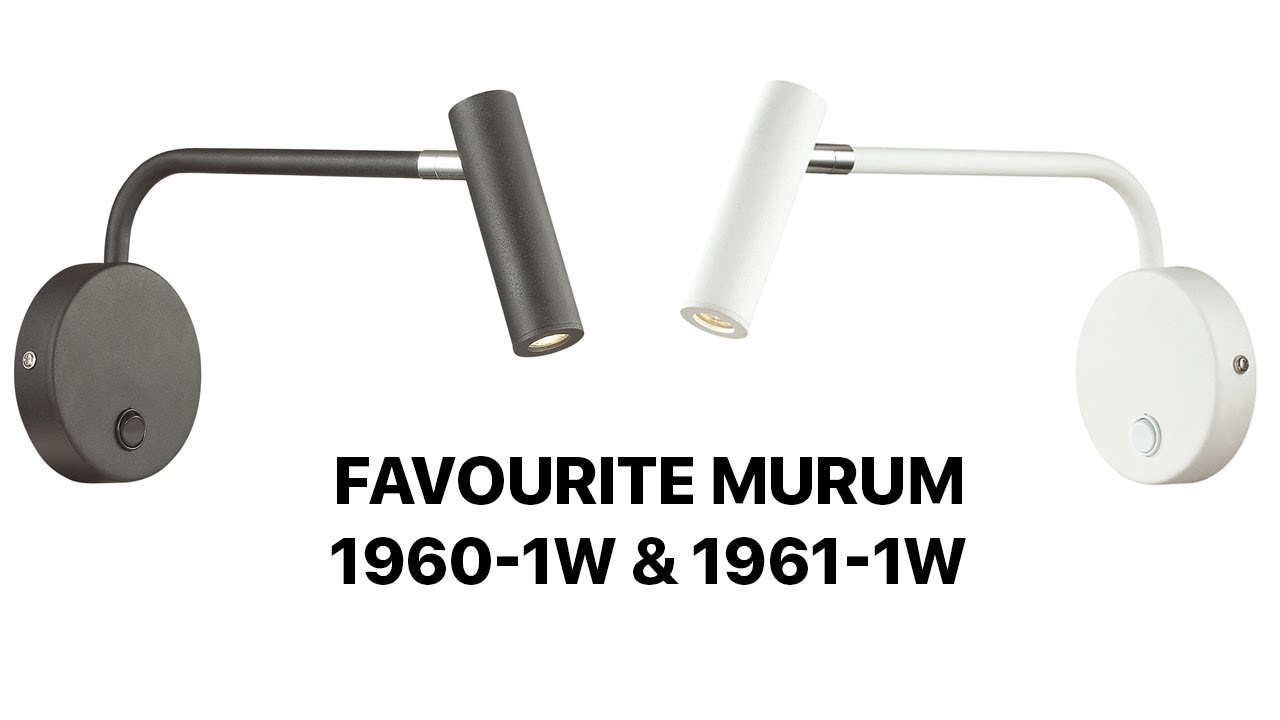 Favourite 1961-1W & 1960-1W Murum / Бра, настенные светильники