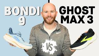 Hoka Bondi 9 vs Brooks Ghost Max 3 | Max Cushion Shoes Compared