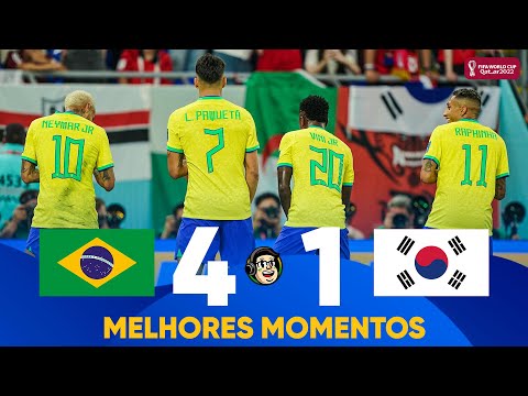 BRASIL 4X1 CORÉIA DO SUL