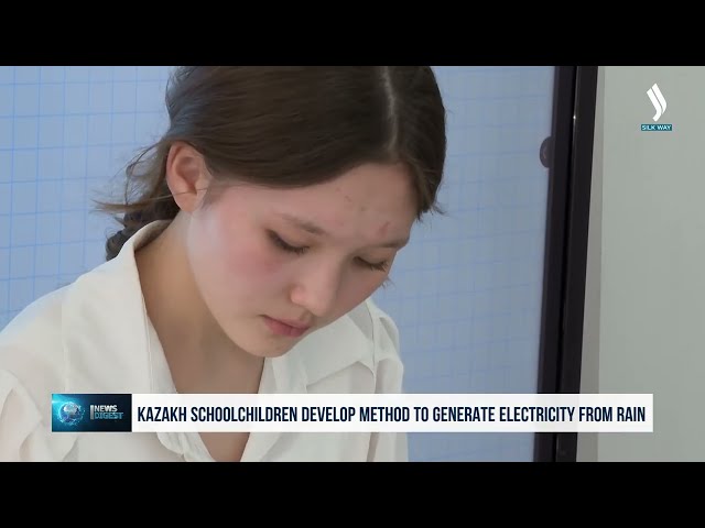 Қазақстандық оқушылар жаңбырдан электр энергиясын алудың жолын тапты