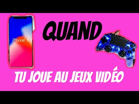 QUAND TU JOUE AU JEUX VIDÉO - SIMON.