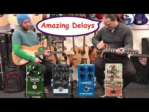 DELAY PEDALS SHOOTOUT!!!  MXR, TC ELECTRONIC or DIGITECH ?