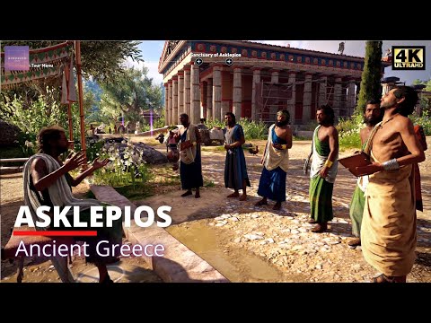 Walking in Ancient Greece - Sanctuary of Asklepios [ Assassin's Creed: Odyssey - 4K Ultra Graphics ]