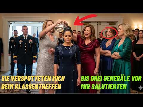 Sie verspotteten mich beim Klassentreffen – bis drei Generäle vor mir salutierten