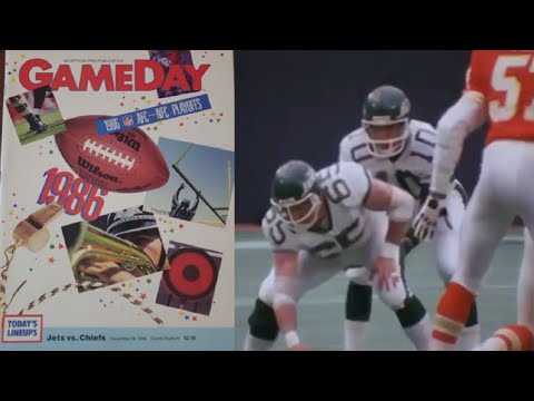 1986 Wildcard Playoff Kansas City Chiefs @ New York Jets - highlights (NFL Films)
