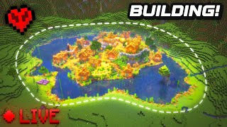 Building THE GREAT WALL! - Minecraft and Chatting!