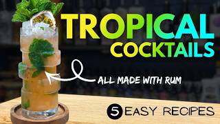 Make these 5 Rum Cocktails instead of another Mojito