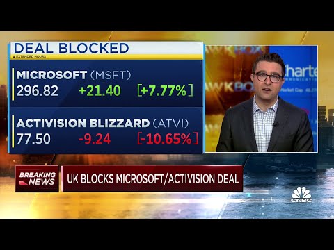 UK regulator blocks Microsoft’s $69 billion acquisition of Activision Blizzard