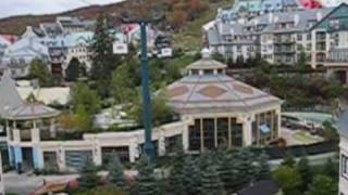 preview picture of video 'Mont Tremblant Village view from Cabriolet'