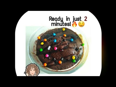 2 MINUTES bowl cake,in MICROWAVE recipe😋||Easy Cooking With Jasbeer