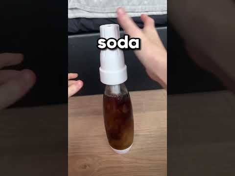 Refizzing flat coke! #soda #sodamaker #sodastream