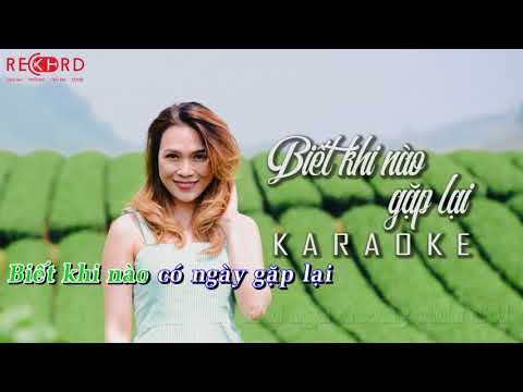 [KARAOKE] BIẾT KHI NÀO GẶP LẠI | MỸ TÂM | BEAT PHỐI | LYRIC