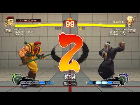 SSFIV~ Gen (IND BoltStrike) vs  Rolento (VzurK) HD