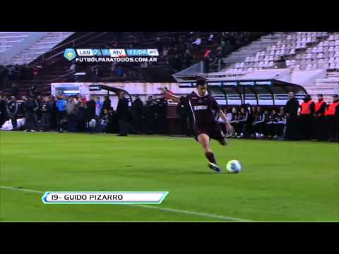 Gol Pizarro. Lanús 2 River 1. Torneo Final 2013. Fecha 18. Fútbol Para Todos.