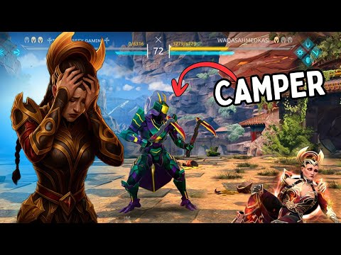 THIS PLAYER REALLY FRUSTRATED ME 😭 Kibo Experience against Camper || Shadow Fight 4 Arena 