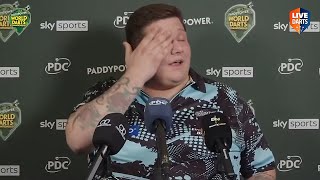 Kai Gotthardt on SNAPPING HIS DART against Alan Soutar: “I don't have any words for this!”