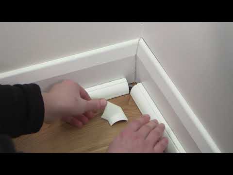 D-Line 22x22mm Quarter Round Trunking Clip-Over How-to-Installation Video