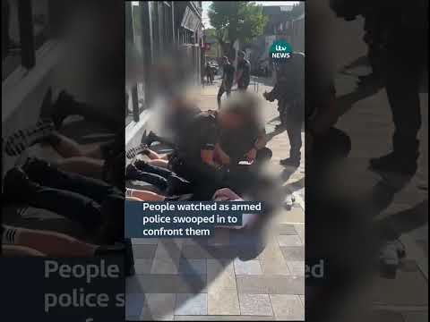 Teens arrested for using gel blasters #itvnews #gelblaster