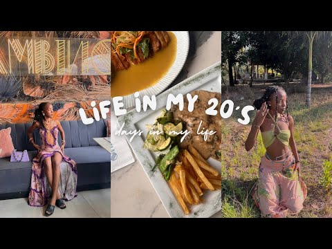 life in my 20s | braiding my own hair🤭, girls’ meet-up🧚🏽‍♀️, new tattoo 😝& closing out 2025