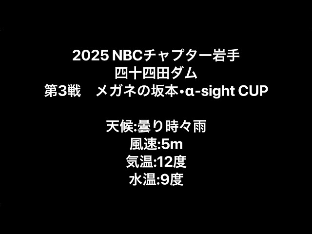 NBCチャプター岩手 第3戦メガネの坂本・a-sight CUP（2025.11.9）