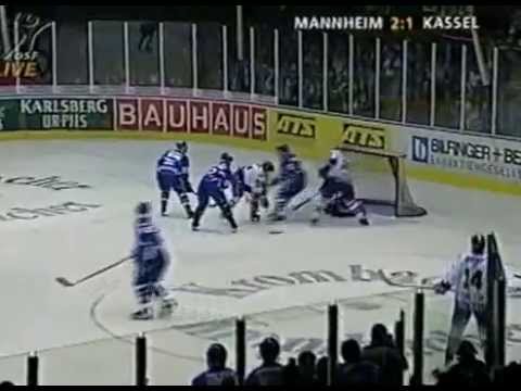 DEL 96-97 F3 Mannheim - Kassel 4-2 - alle Tore