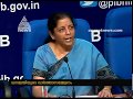 Finance Minister Nirmala Sitharaman PRESS MEET 14 SEP 2019