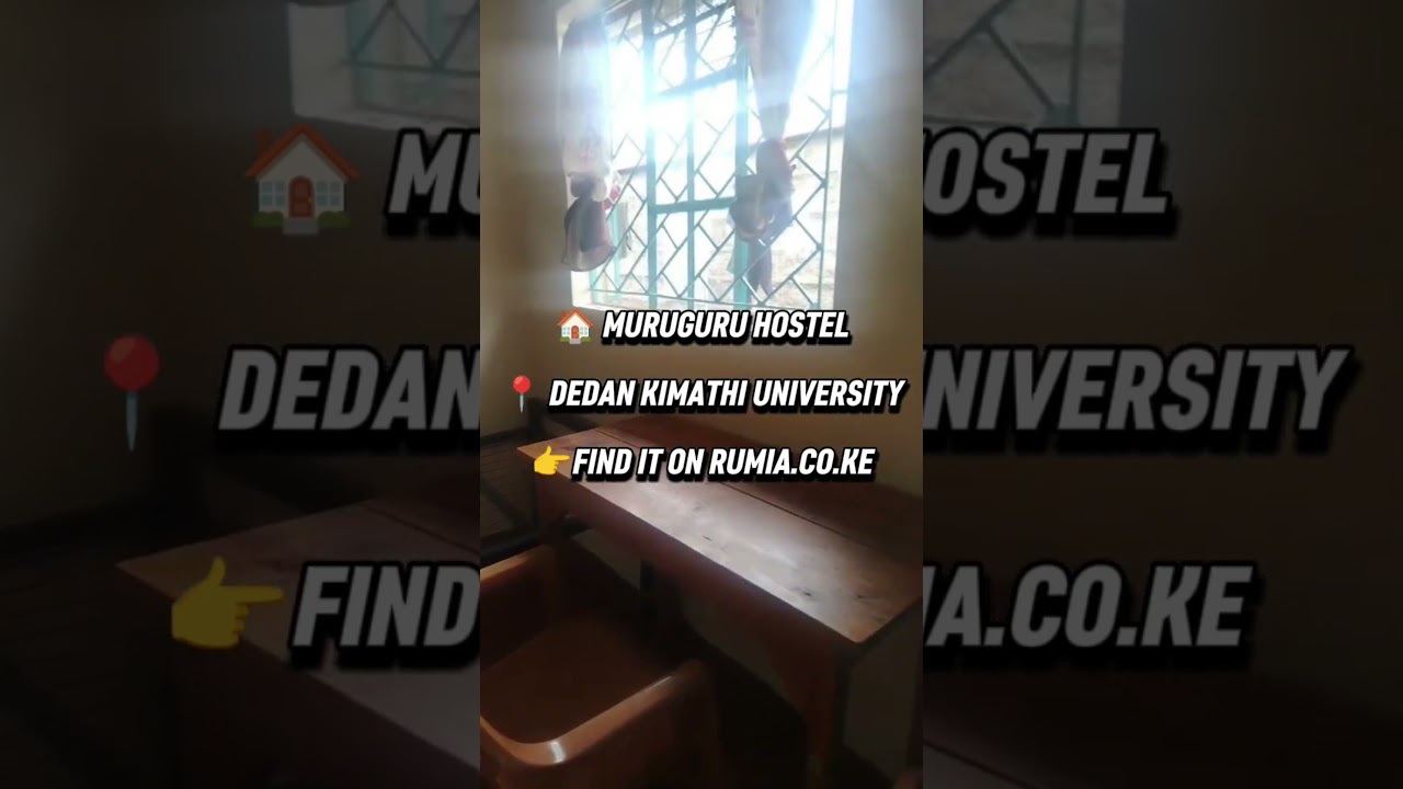 MURUGURU — hostel walkthrough video thumbnail