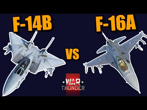 War Thunder DEV SERVER F-14B vs F-16A DOGFIGHTS! TOMCAT vs FALCON!