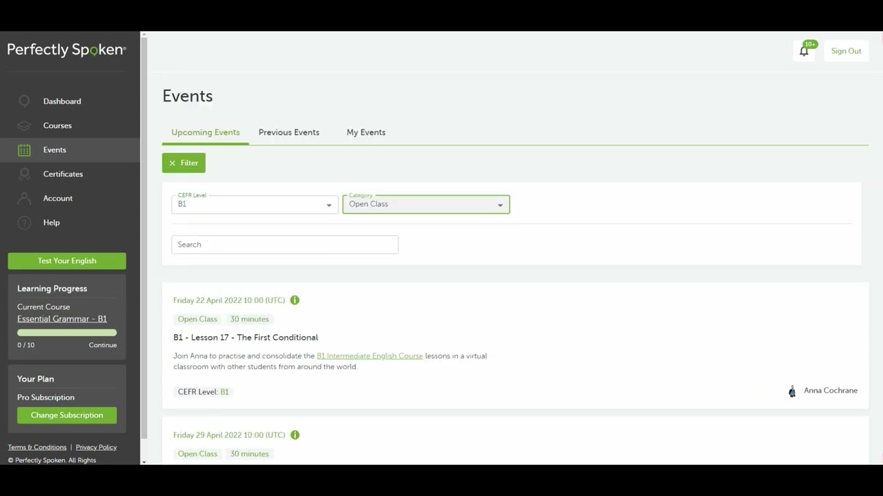 Book your live & interactive English practice now. This is how to do it
