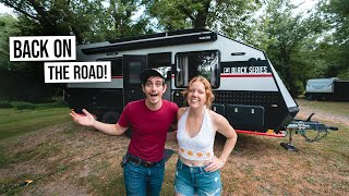 We’re BACK In Our OFF-ROAD Camper!? - Crazy Stressful Move-in Day 😮