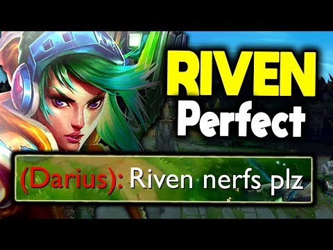 Riven is NOT bad. Riven is actually S+ BROKEN. (The perfect champ for 1v9 toplane!)