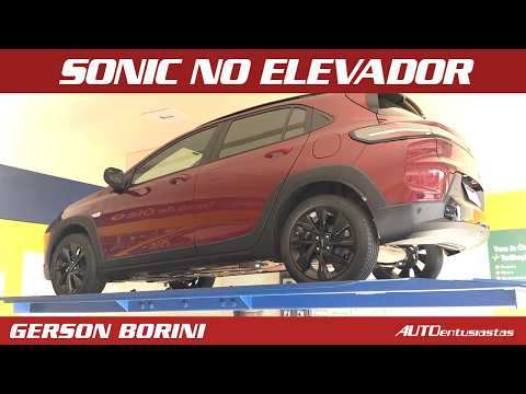 CHEVROLET SONIC NO ELEVADOR COM GERSON BORINI