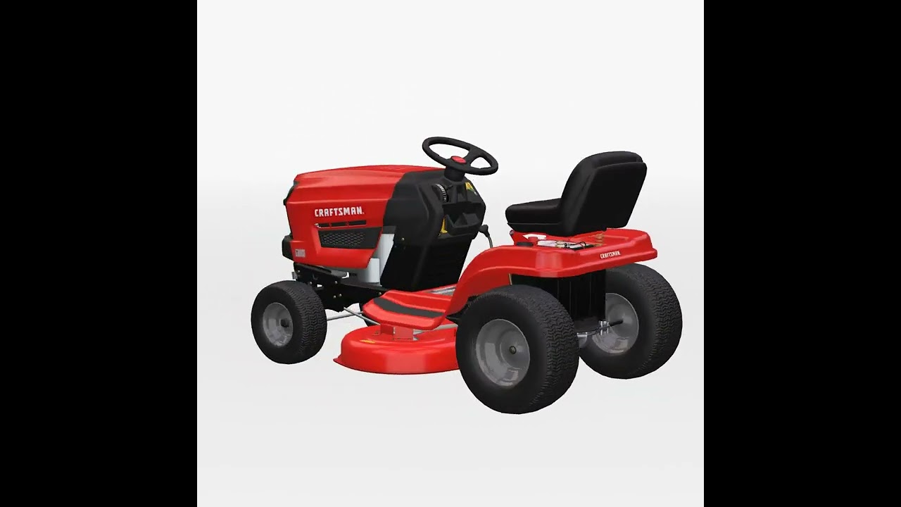 Lawn mower Craftsman T110 3D Model