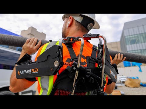 Using exoskeletons to lighten the load for construction workers