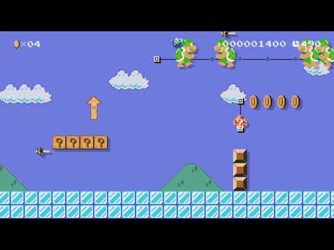 Super Mario Bros 4-1 Remix Ver02 by Diego - SUPER MARIO MAKER - NO COMMENTARY 1bh