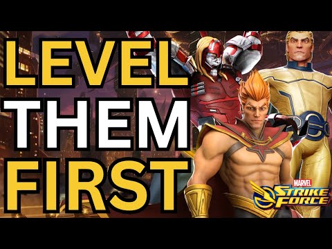 THE BEST TOONS FOR LEVEL 110 | BUILD FOR LONGEVITY | MARVEL Strike Force | MSF