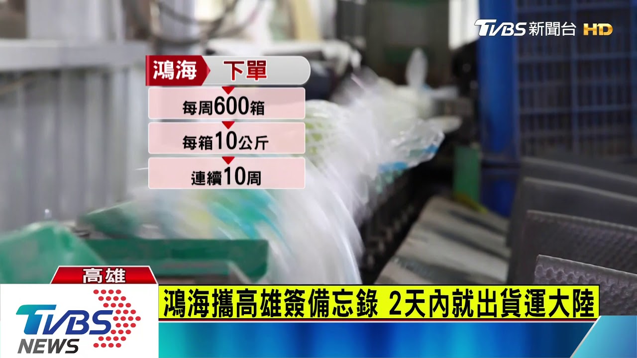 簽約後即下單! 鴻海購6萬公斤燕巢芭樂