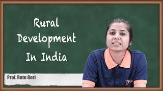 Rural Development In India - Economics